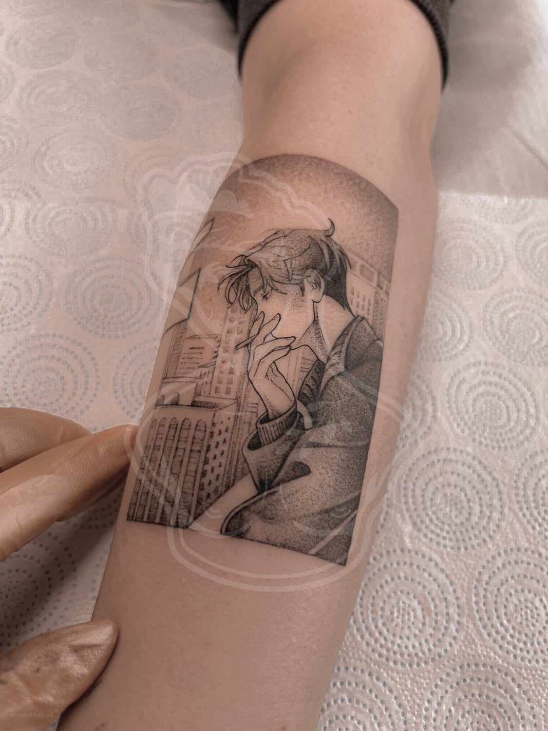 Tatuaż Graphic / ornament manga - ArcyTattoo Lublin